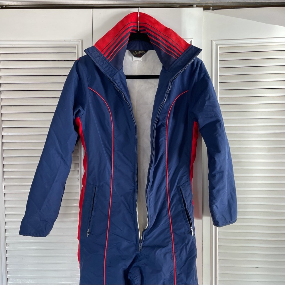 Retro Ski Women’s Jumpsuit from the 80’s Size Medium made in USA - Picture 10 of 16